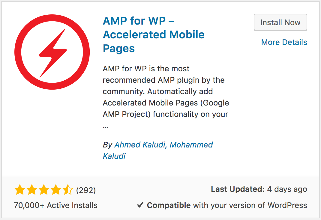 Amp for WordPress